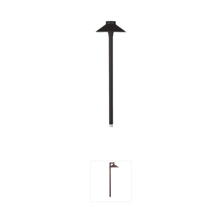 WAC Lighting Tiki Black K-Alloy Aluminum LED Path Light