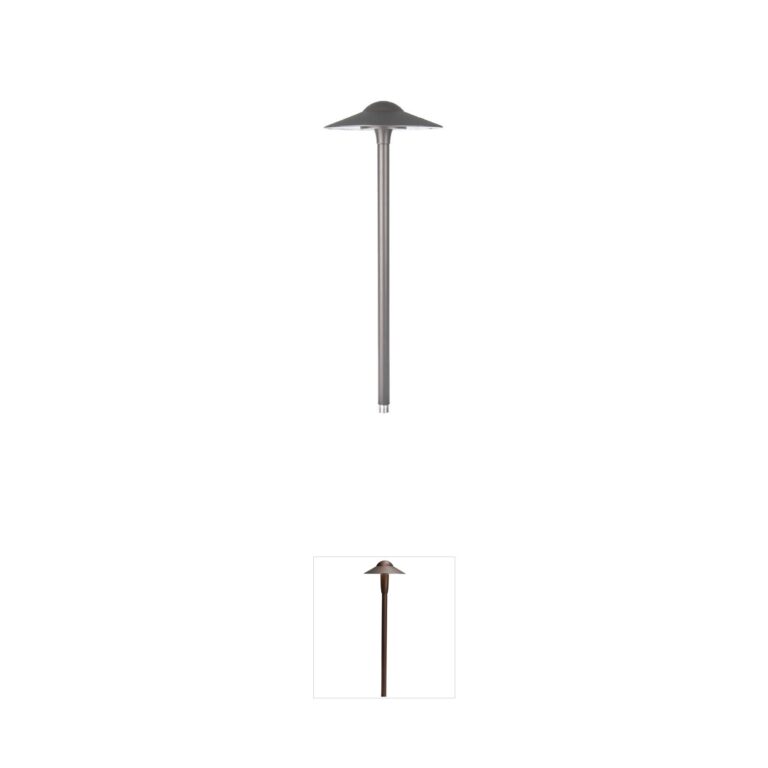 WAC Lighting Canopy K-Alloy Aluminum LED Path and Area Light in Bronze