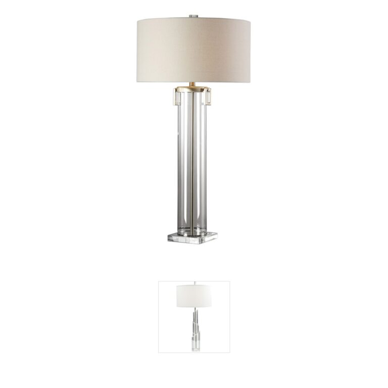 Uttermost Monette Clear Acrylic Table Lamp