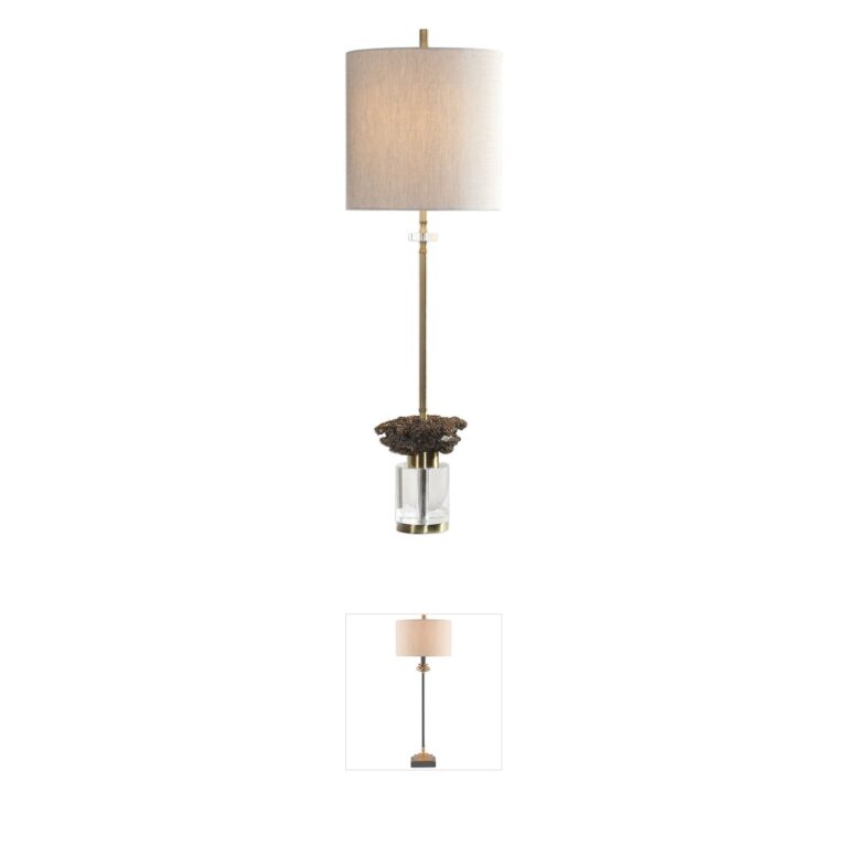 Uttermost Kiota Antiqued Gold Table Lamp