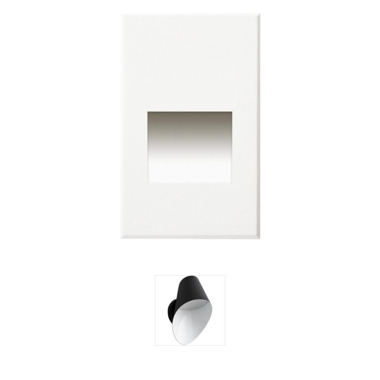 Kuzco Lighting Sonic 5-Inch White LED Outdoor Step Light
