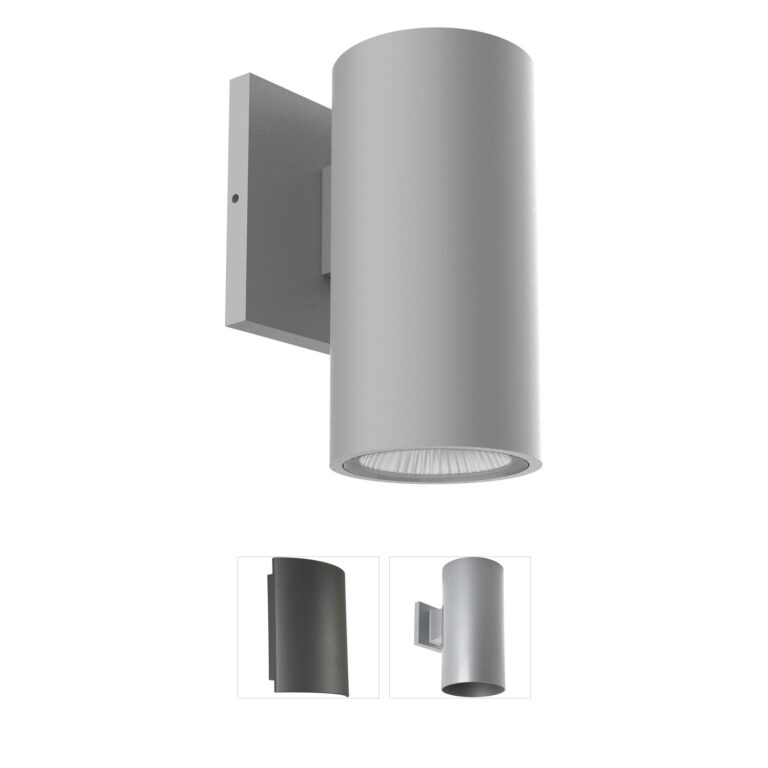Kuzco Lighting Nordic Gray LED Aluminum Outdoor Wall Sconce