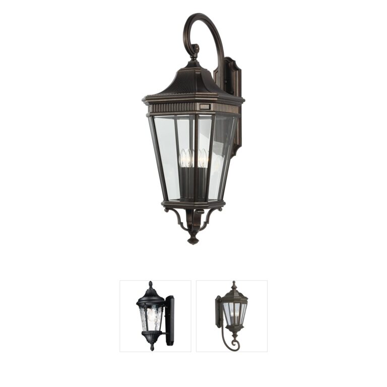 Generation Lighting Cotswold Lane Extra Large Outdoor Wall Lantern in Grecian Bronze