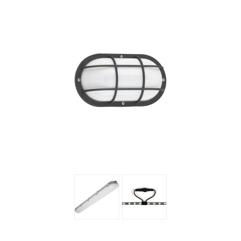 Generation Lighting Bayside Black Polycarbonate Outdoor LED Wall Sconce