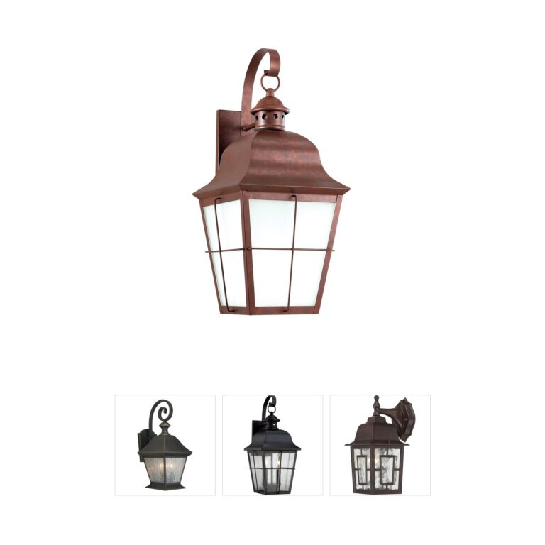 Generation Lighting Chatham Weathered Copper LED Dark Sky Outdoor Lantern