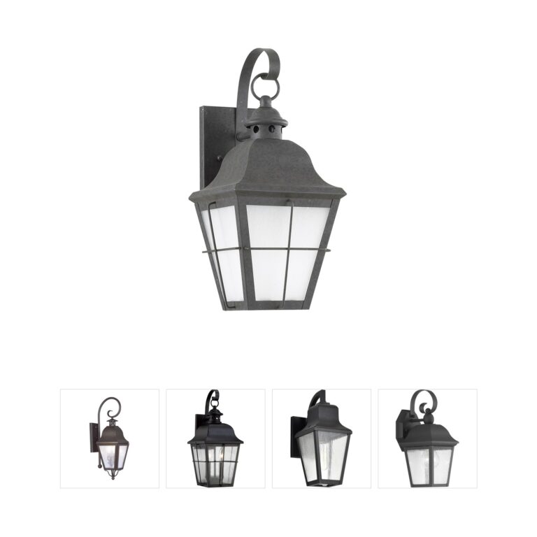 Generation Lighting Chatham Oxidized Bronze Brass Outdoor LED Wall Lantern