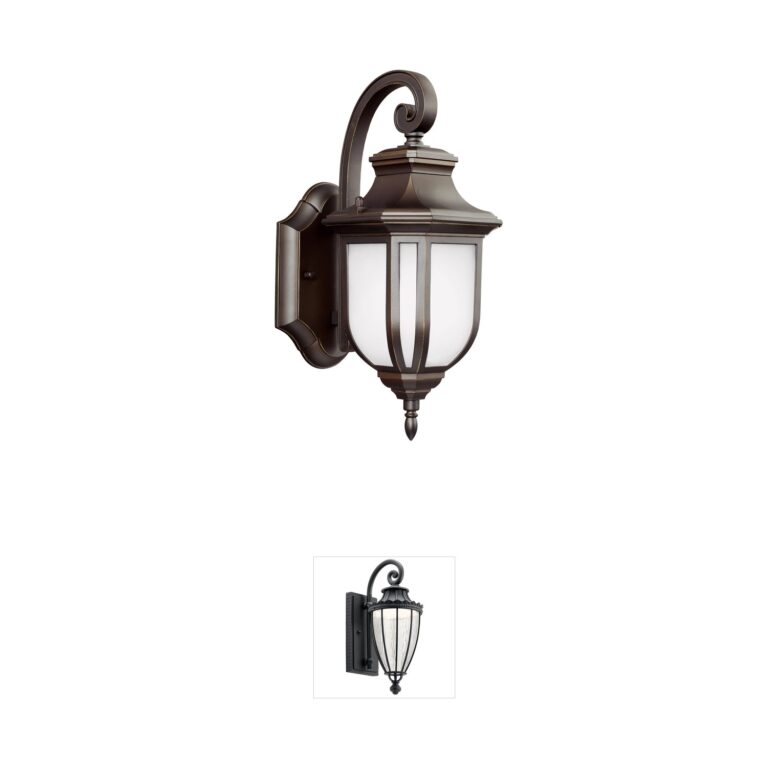 Generation Lighting Childress Antique Bronze Outdoor LED Wall Lantern