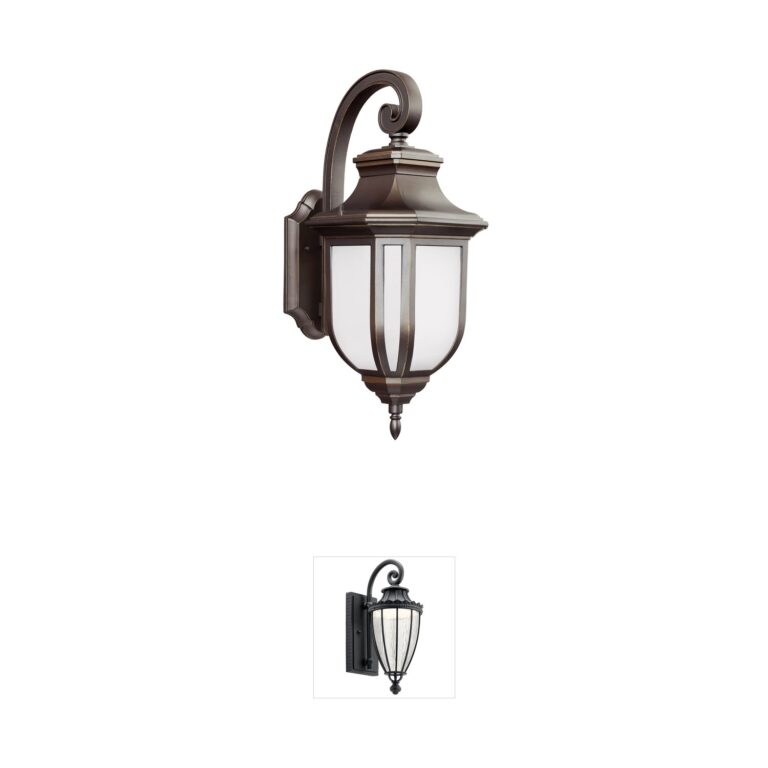 Generation Lighting Childress Antique Bronze Large Outdoor Wall Lantern