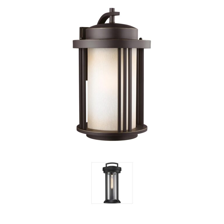 Generation Lighting Crowell Antique Bronze Outdoor Wall Lantern
