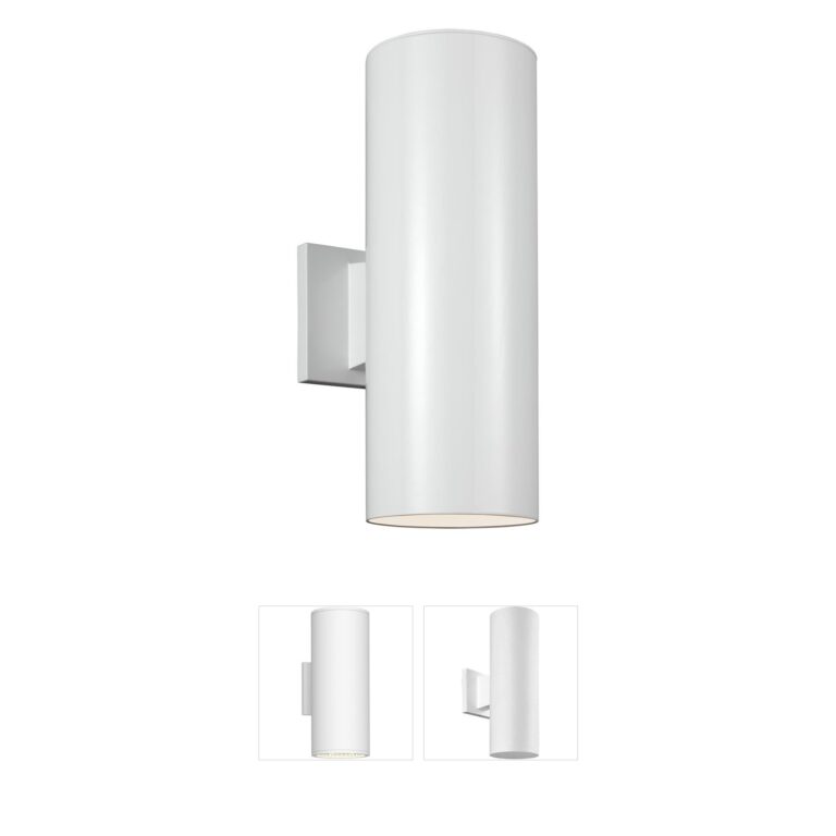 Visual Comfort Studio Collection Outdoor Cylinders Aluminum LED Wall Sconce
