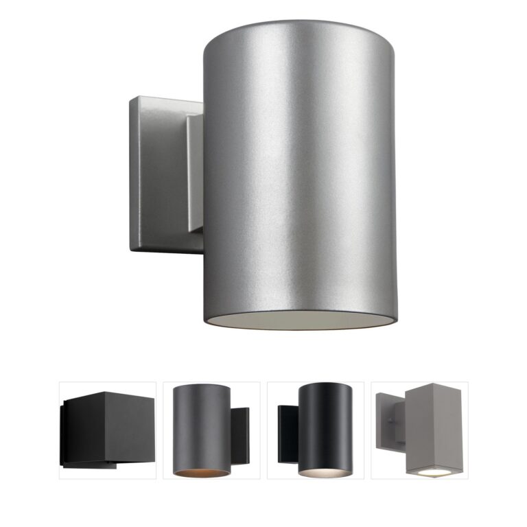 Visual Comfort Studio Collection Outdoor Cylinders Aluminum LED Wall Sconce
