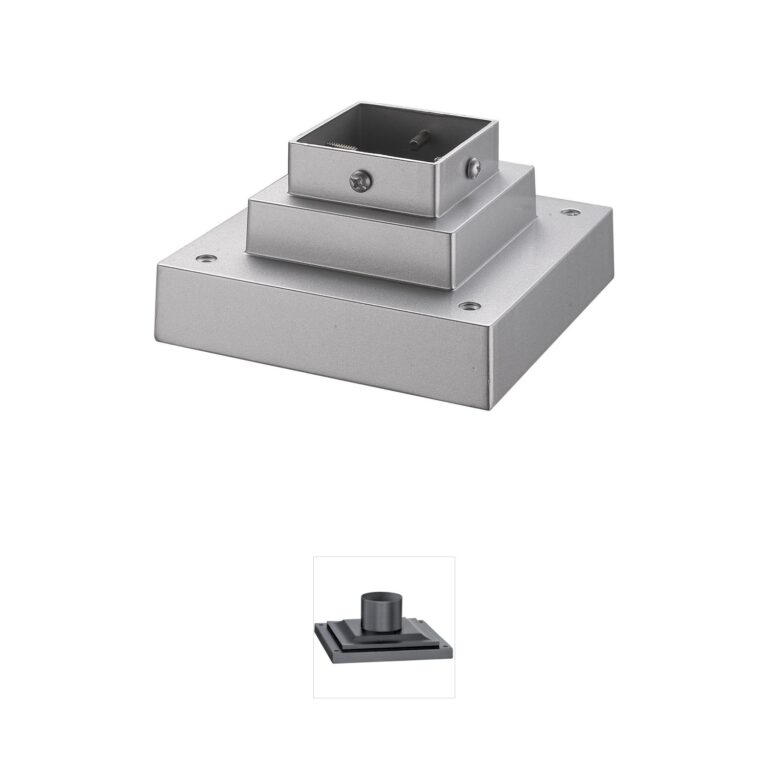 Z-Lite Pier Mounts Silver Aluminum Outdoor Light