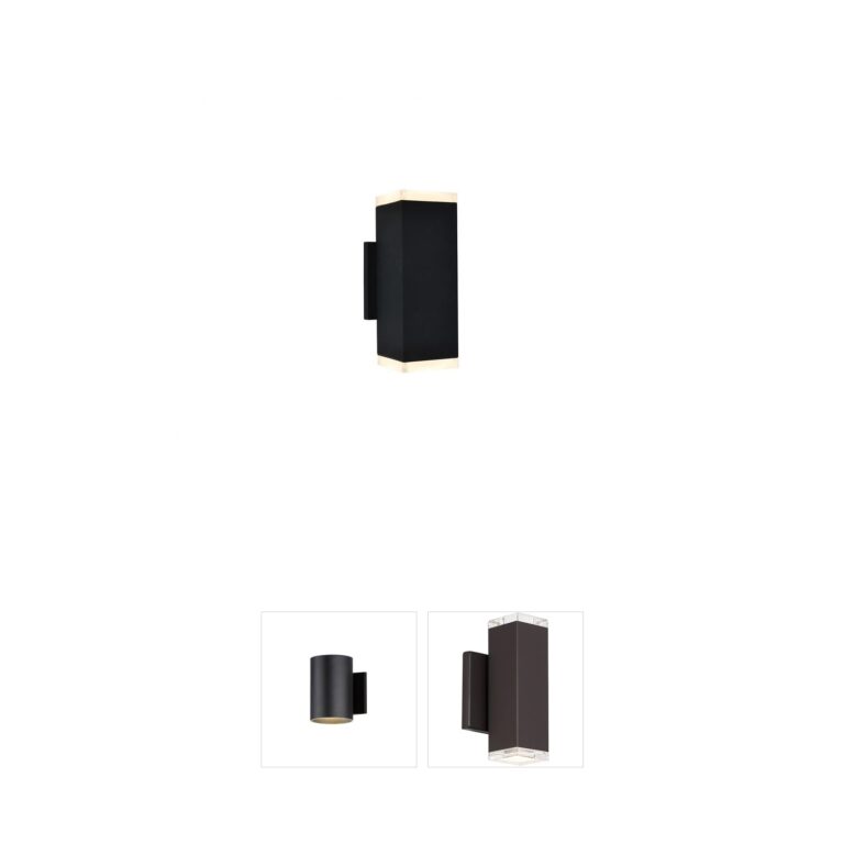 Avenue Lighting Avenue Outdoor Black Aluminum LED Wall Light