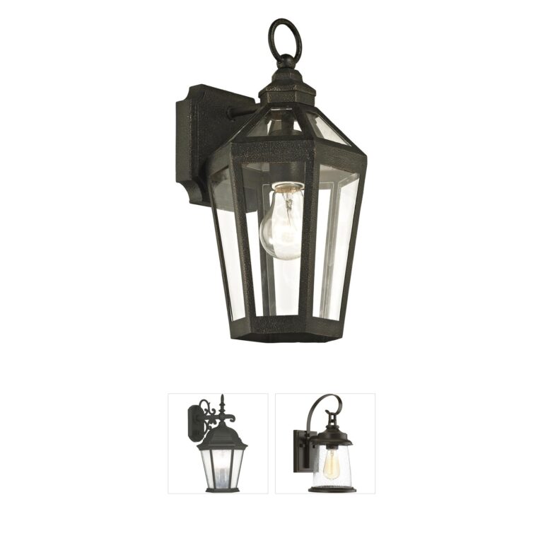 Troy Lighting Calabasas Hand-Worked Iron Outdoor Wall Sconce