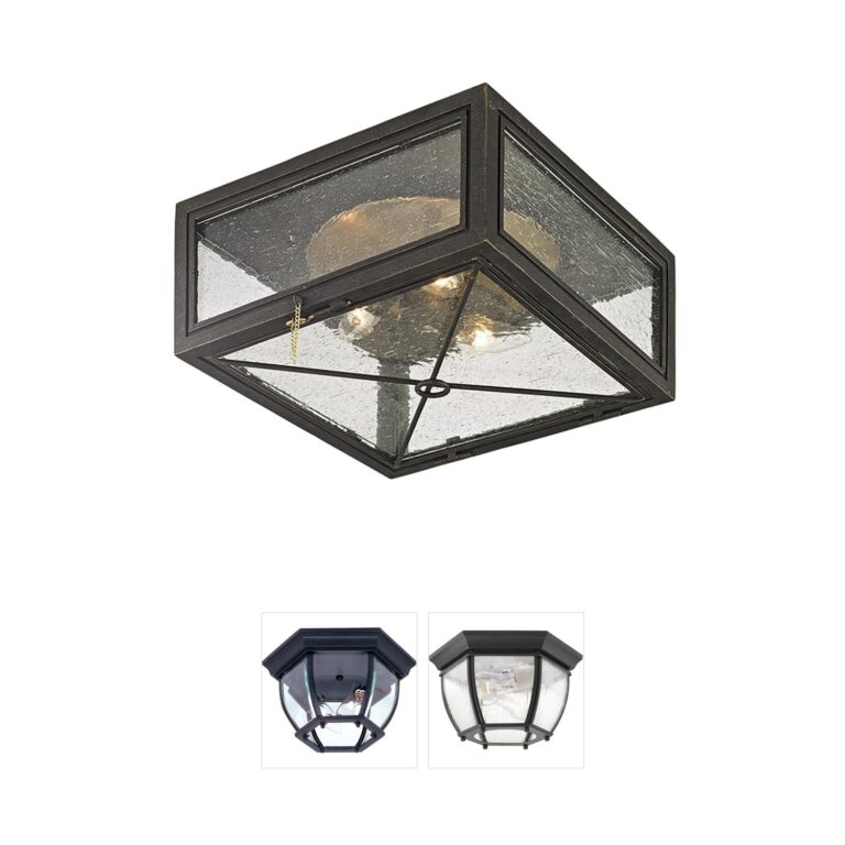 Troy Lighting Randolph Vintage Bronze Outdoor Ceiling Light