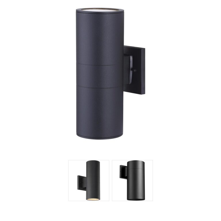 Canarm Madison Black Outdoor Wall Light