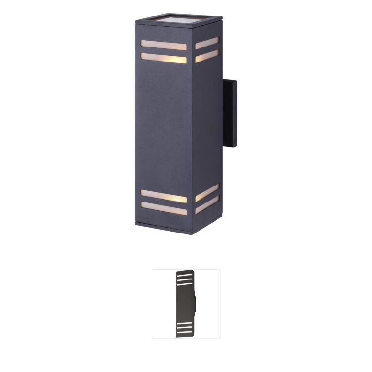 Canarm Madison Black Outdoor Wall Light