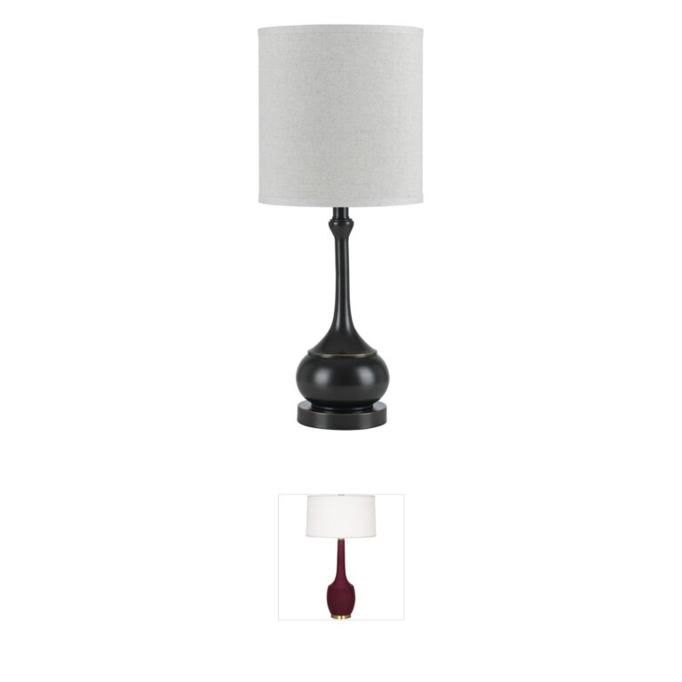 CAL Lighting Tapron Dark Bronze Table Lamp