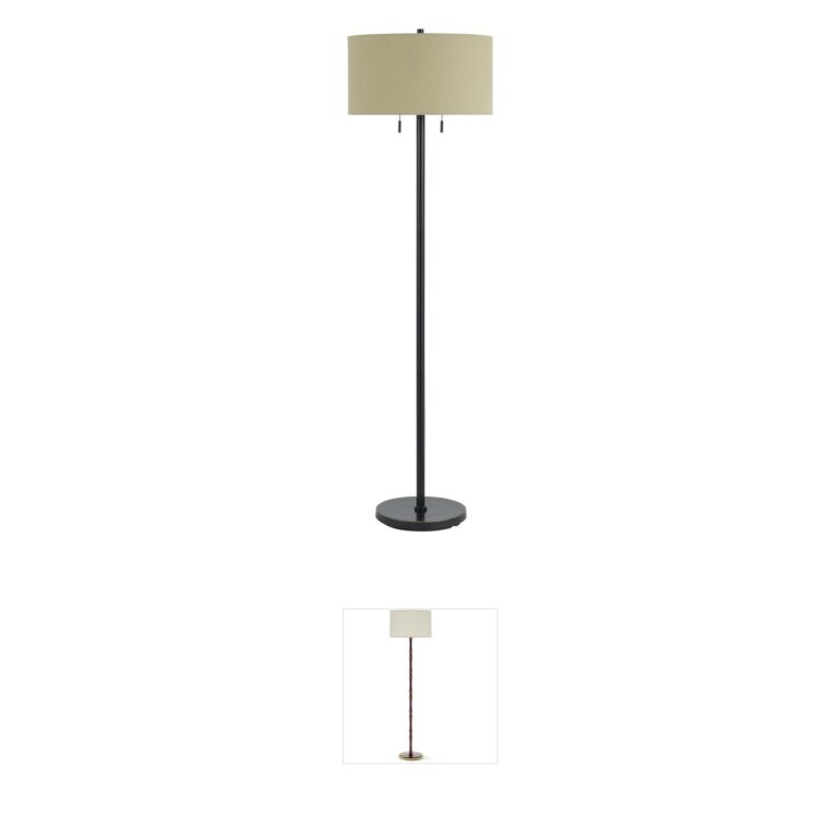 Cal Lighting Calais Dark Bronze Floor Lamp