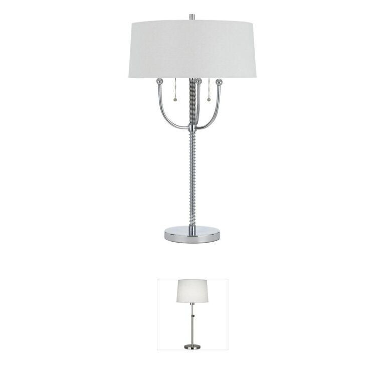 CAL Lighting Lesina Chrome Table Lamp