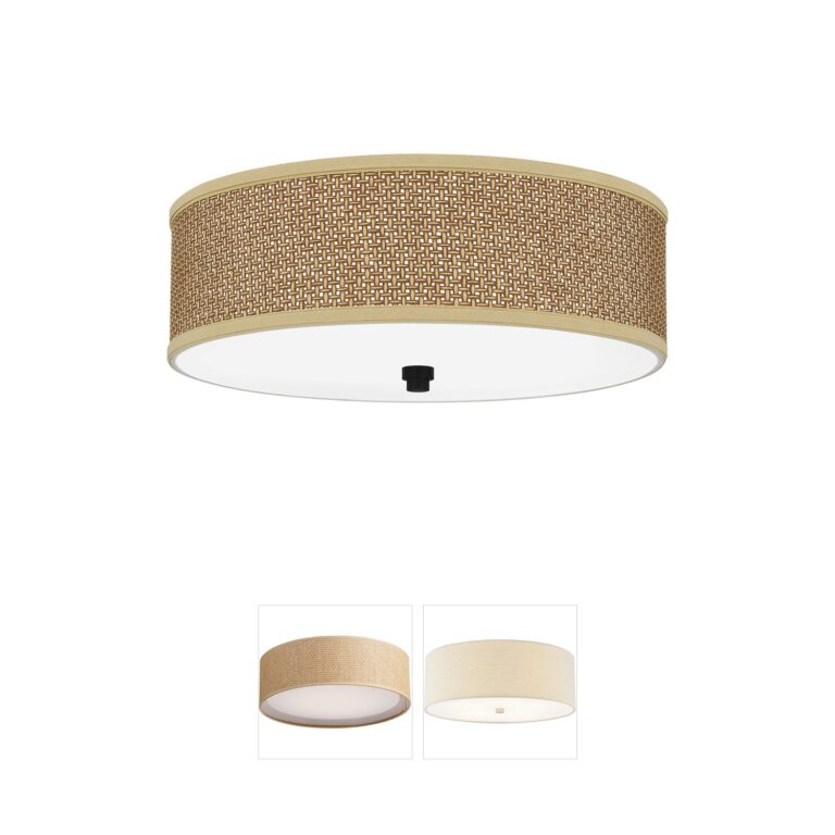 Quoizel Zen Mystic Black Steel Flush Mount