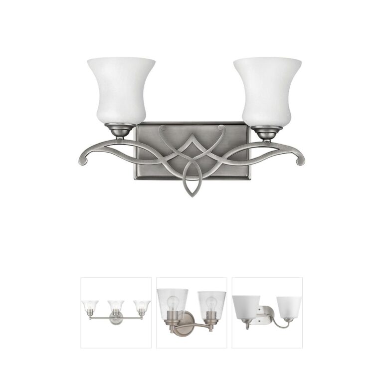 Hinkley Brooke Antique Nickel Vanity Light