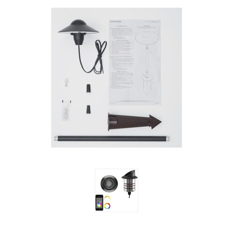 Kichler Lighting Independence Aluminum Textured Black Path Light