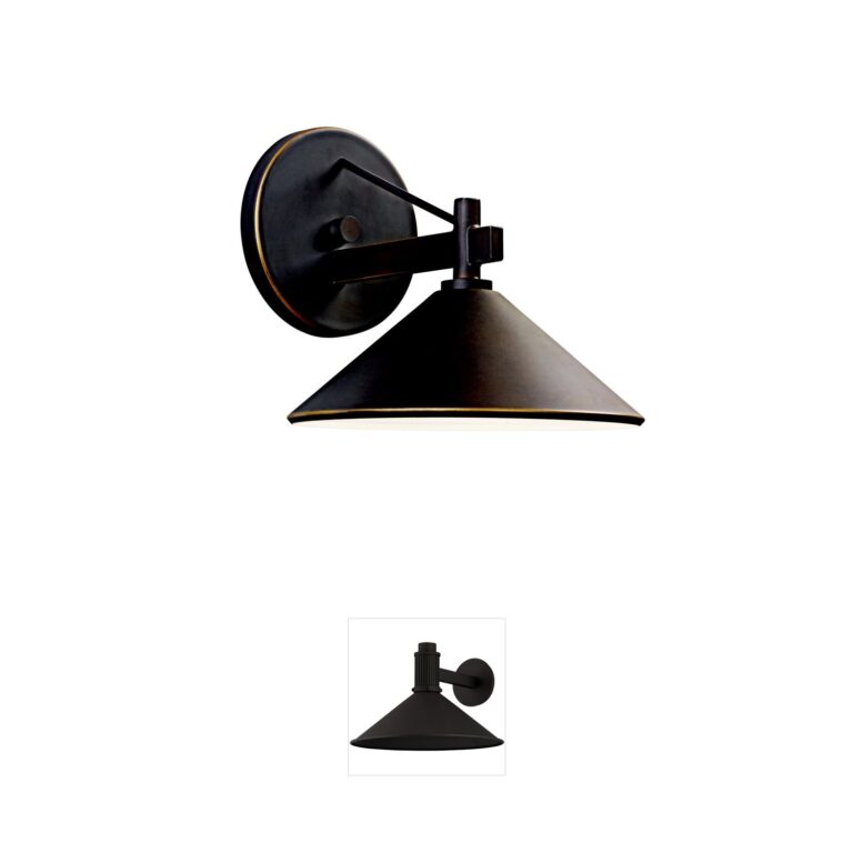 Kichler Ripley Olde Bronze Aluminum Outdoor Wall Light