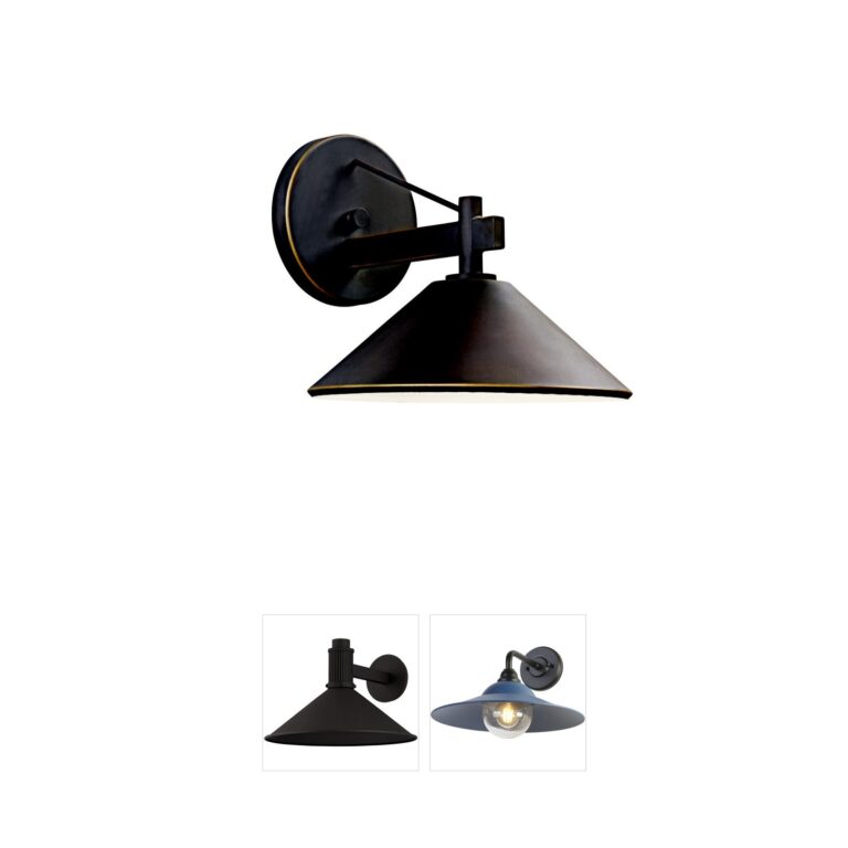 Kichler Ripley Olde Bronze Aluminum Dark Sky Outdoor Wall Light