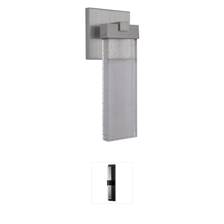 Craftmade Aria Seeded Crystal LED Outdoor Wall Light
