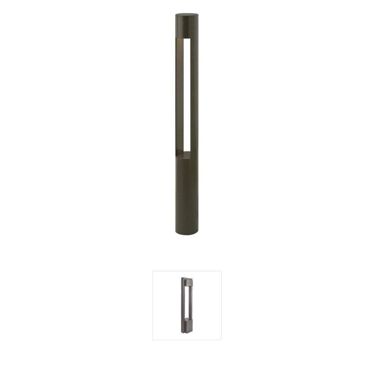 Hinkley Atlantis Round Aluminum LED Bollard - Bronze
