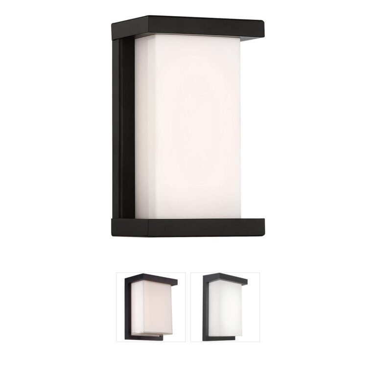 WAC Lighting Case LED Outdoor Wall Light - Black