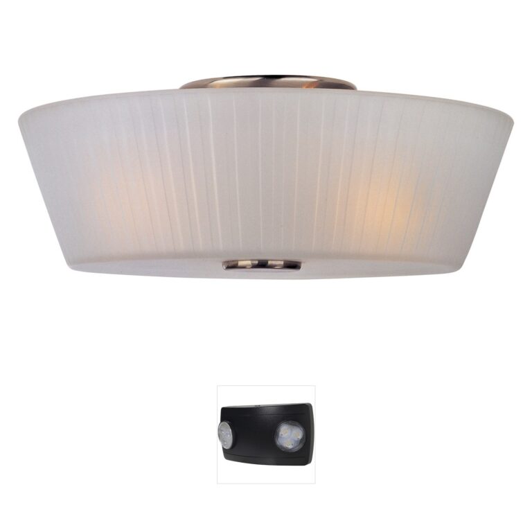 Maxim Lighting Finesse Collection Frosted Glass Flush Mount