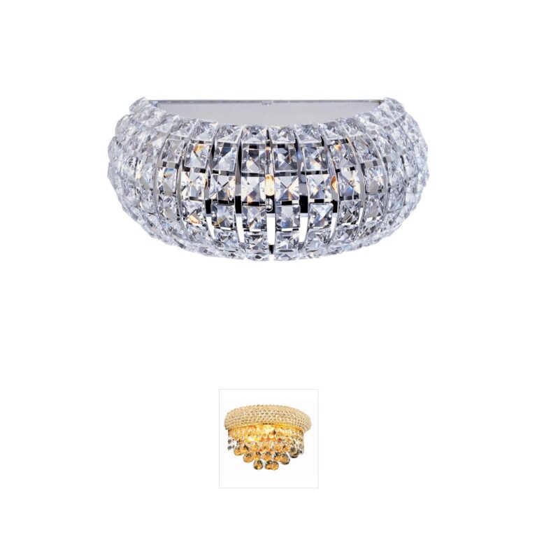 ET2 Bijou Crystal & Polished Chrome Wall Sconce