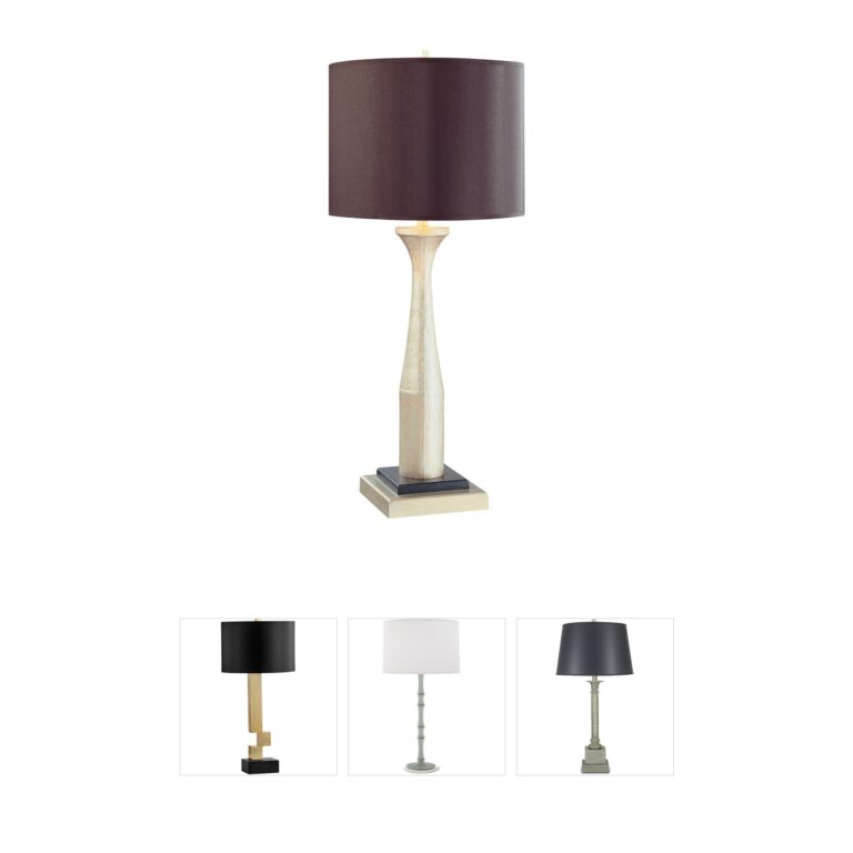 Minka-Lavery ML Collection Antique Silver Table Lamp