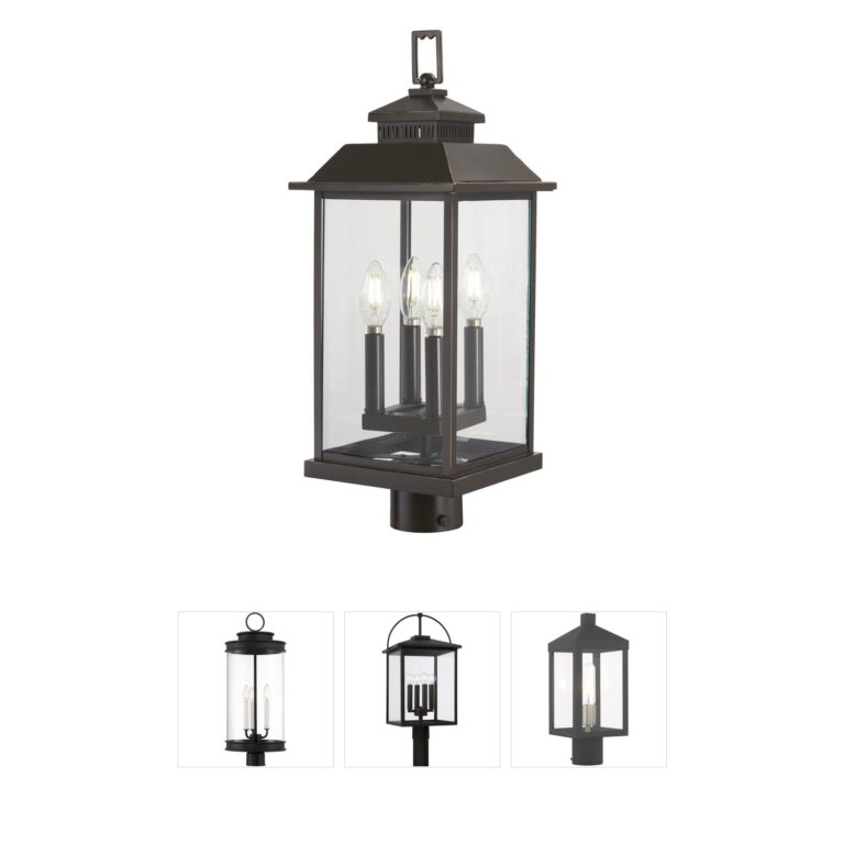 Minka-Lavery Miner's Loft Oil Rubbed Bronze Post Lantern