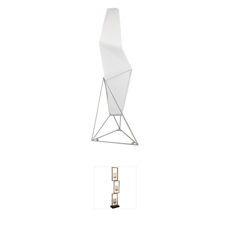 Bethel International Canada Collection Chrome LED Floor Lamp