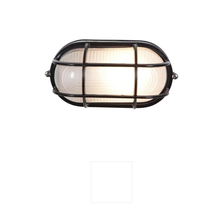 Access Lighting Nauticus Black Aluminum and Frosted Glass Outdoor LED Bulkhead