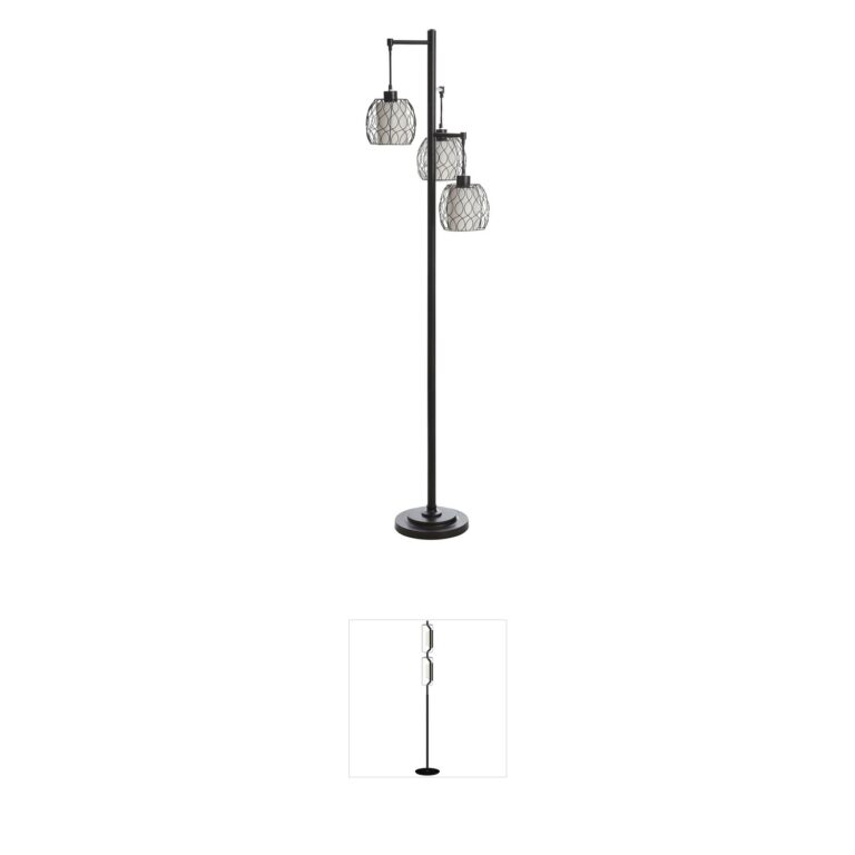 StyleCraft Home Collection Signature Bronze Floor Lamp