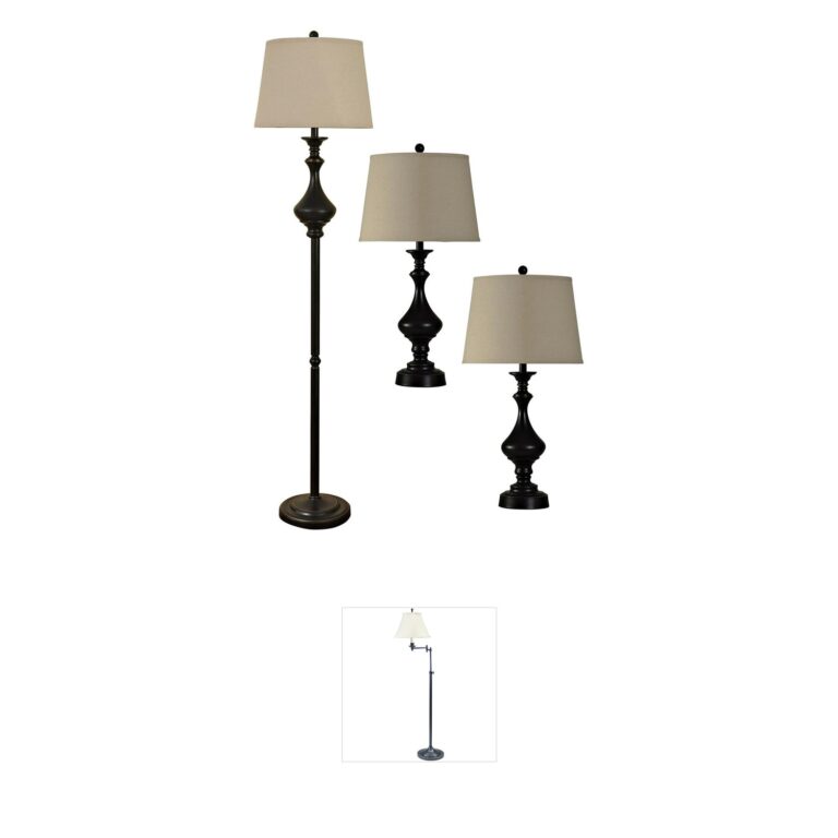 StyleCraft Home Collection Signature Bronze Floor Lamp