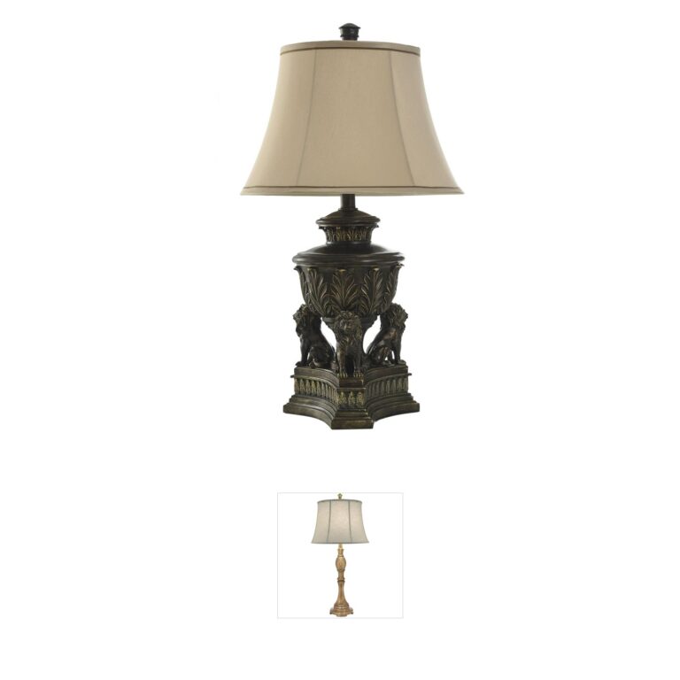 StyleCraft Home Collection Signature Majestic Gold Table Lamp
