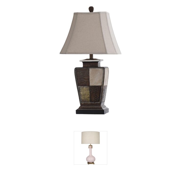 StyleCraft Home Collection Signature Bronze & Cream Table Lamp