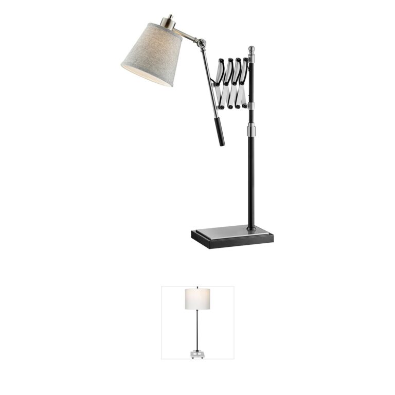 Lite Source Caprilla Brushed Nickel Table Lamp