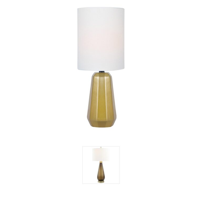 Lite Source Charna Ceramic Table Lamp in Gold