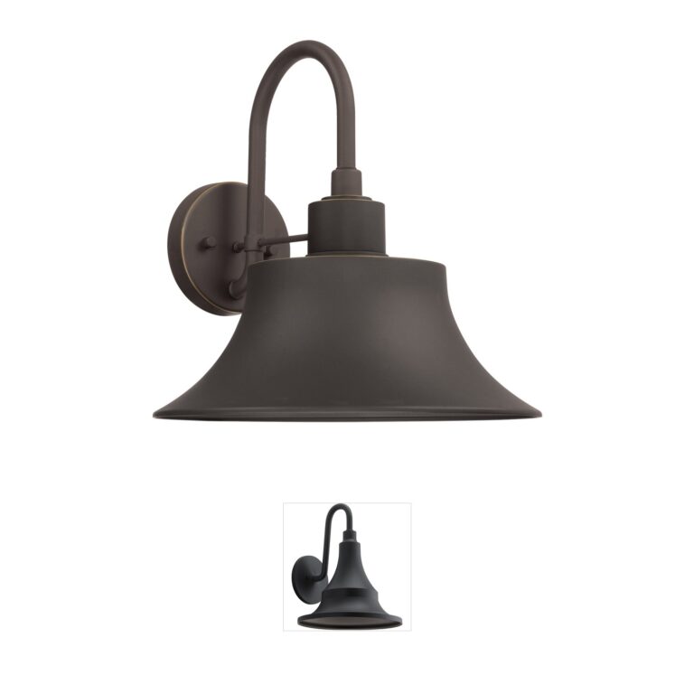 Capital Lighting Brock Oiled Bronze Industrial Outdoor Wall Lantern