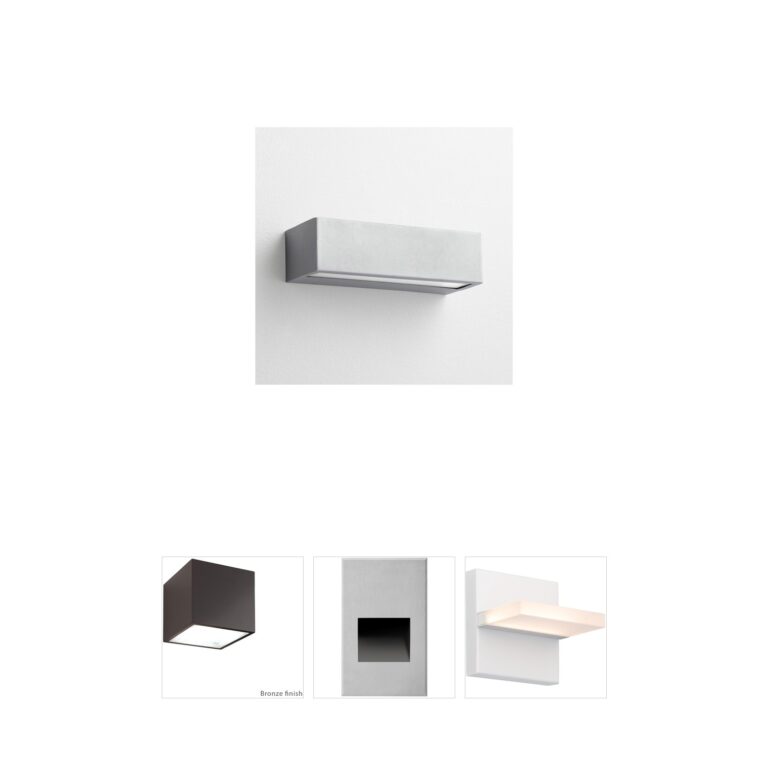 Oxygen Lighting Maia Collection Grey Outdoor LED Wall Sconce