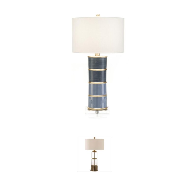John-Richard Pillar 32-Inch Acrylic Table Lamp