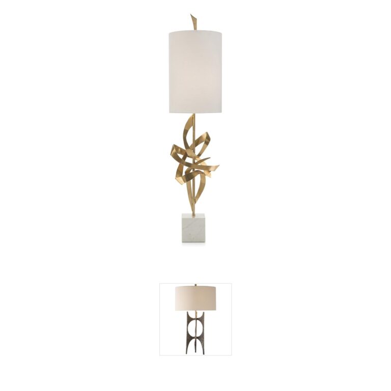 John-Richard Architectural Brass 43" Table Lamp