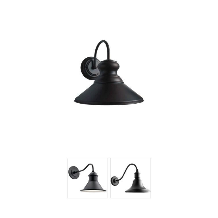 Forte Lighting Signature Collection Antique Bronze Aluminum Outdoor Wall Light