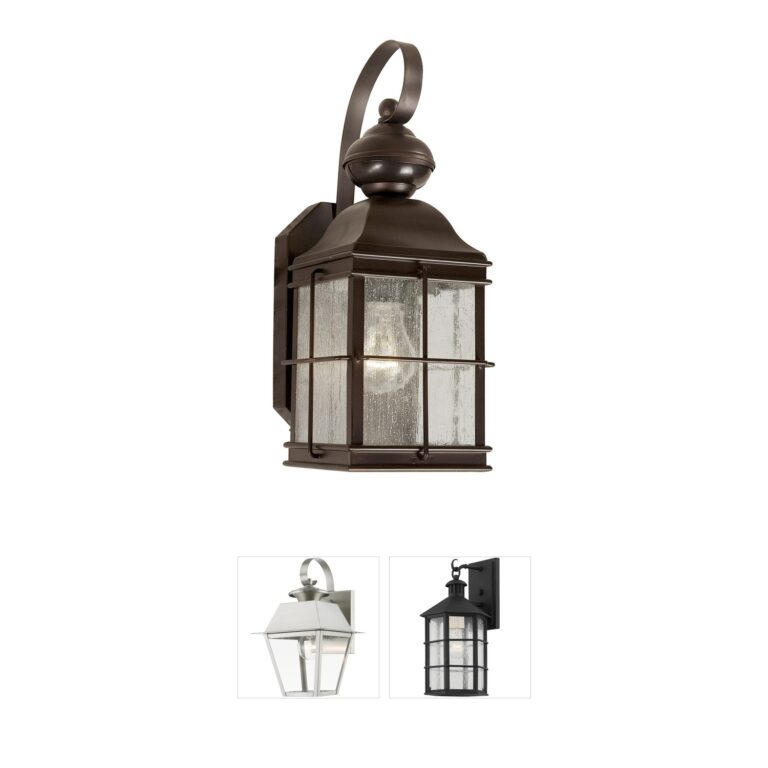 Forte Lighting Signature Collection Steel Outdoor Wall Lantern